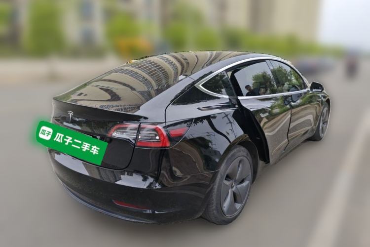 Used Tesla Model 3 2020 Standard Range Rear-Wheel Drive Upgraded Version Rear Right 45 Deg