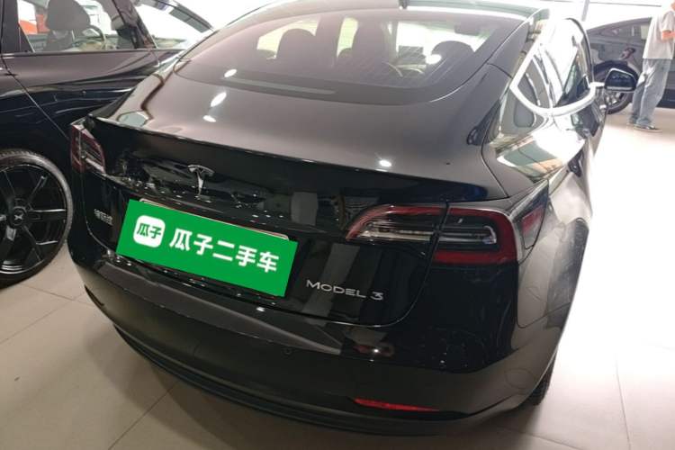 Used Tesla Model 3 2020 Refreshed Version Long-Range Rear-Wheel Drive Rear Right 45 Deg