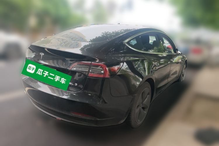 Used Tesla Model 3 2020 Standard Range Rear-Wheel Drive Upgraded Version Rear Right 45 Deg