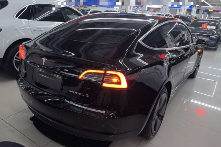 Used Tesla Model 3 2020 Standard Range Rear-Wheel Drive Upgraded Version Rear Right 45 Deg