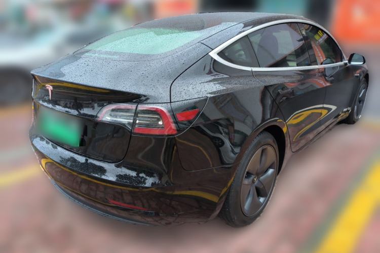 Used Tesla Model 3 2020 Standard Range Rear-Wheel Drive Upgraded Version Rear Right 45 Deg