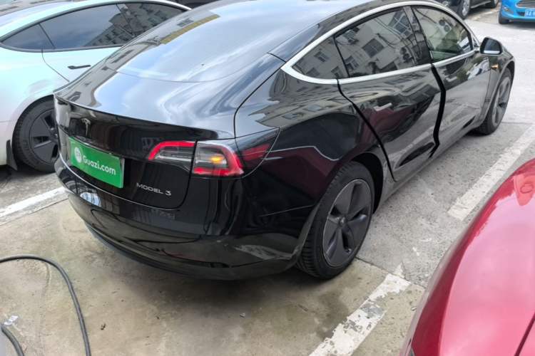 Used Tesla Model 3 2020 Standard Range Rear-Wheel Drive Upgraded Version Rear Right 45 Deg