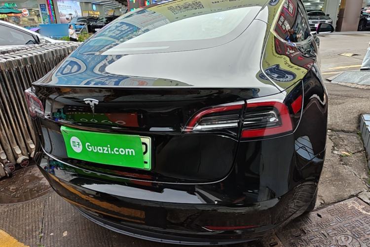 Used Tesla Model 3 2020 Long-Range Rear-Wheel-Drive Version Rear