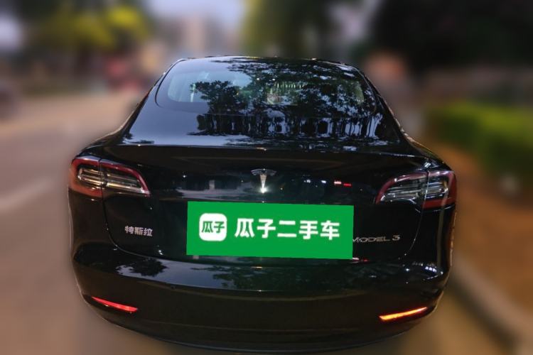 Used Tesla Model 3 2020 Long-Range Rear-Wheel-Drive Version Rear