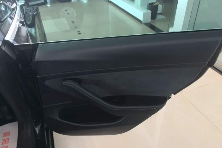 Used Tesla Model 3 2020 Revised Version Standard Range Rear-Wheel Drive – Upgraded Edition Right Rear Door Interior