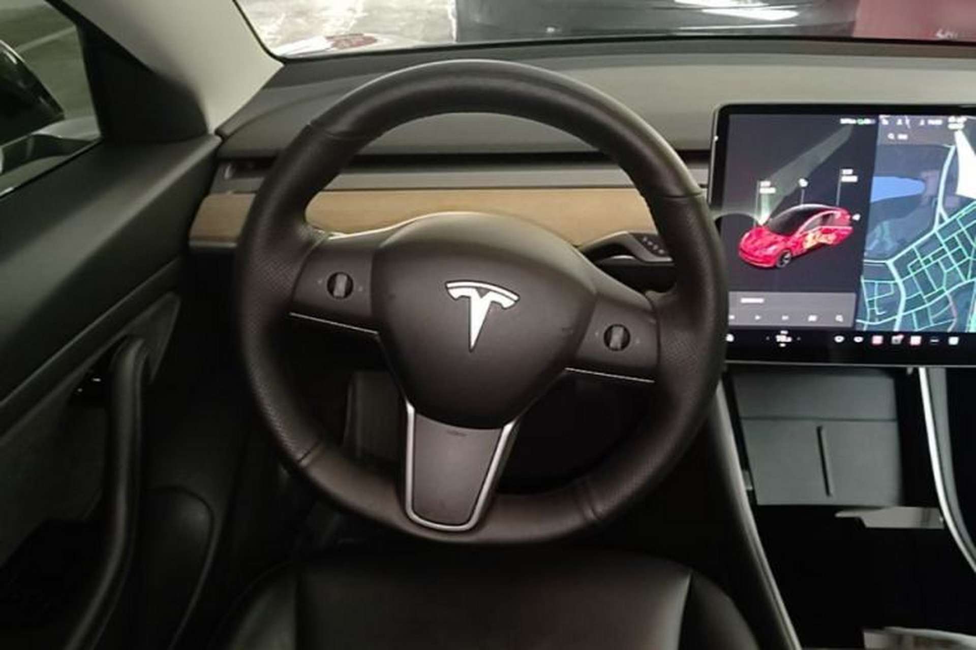 Used Tesla Model 3 2020 Standard Range Rear-Wheel Drive Upgraded Version Steering Wheel
