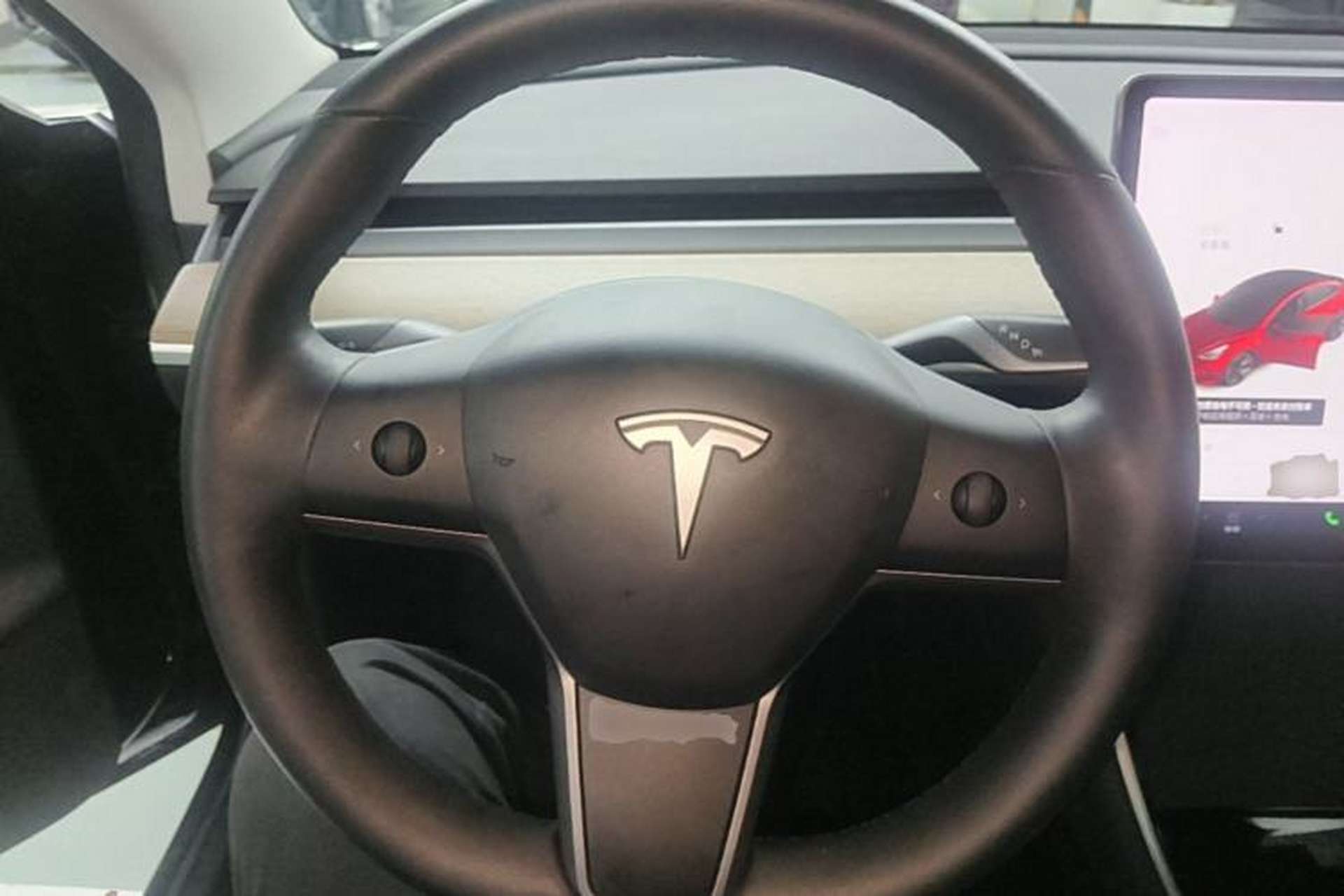 Used Tesla Model 3 2020 Standard Range Rear-Wheel Drive Upgraded Version Steering Wheel