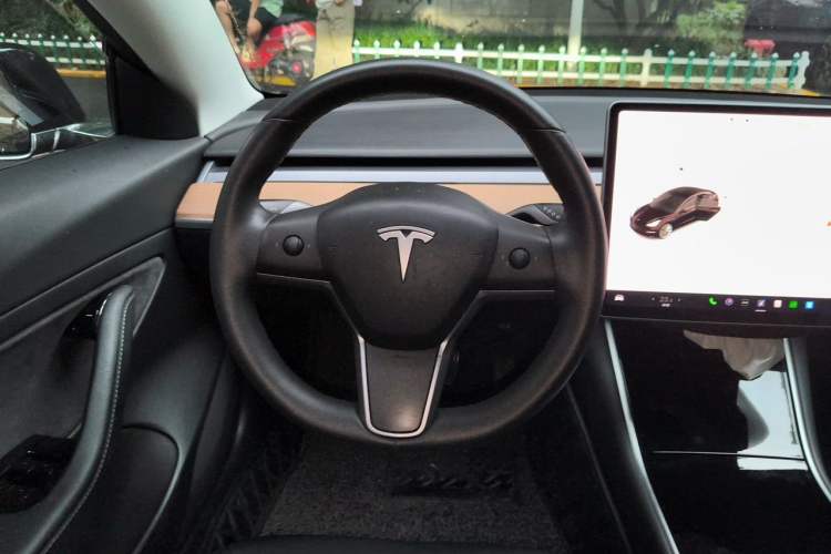 Used Tesla Model 3 2020 Standard Range Rear-Wheel Drive Upgraded Version Steering Wheel