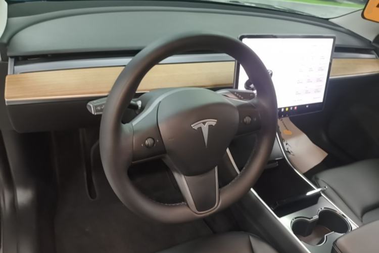 Used Tesla Model 3 2020 Long-Range Rear-Wheel-Drive Version Steering Wheel