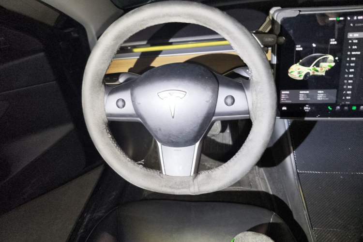 Used Tesla Model 3 2020 Long-Range Rear-Wheel-Drive Version Steering Wheel