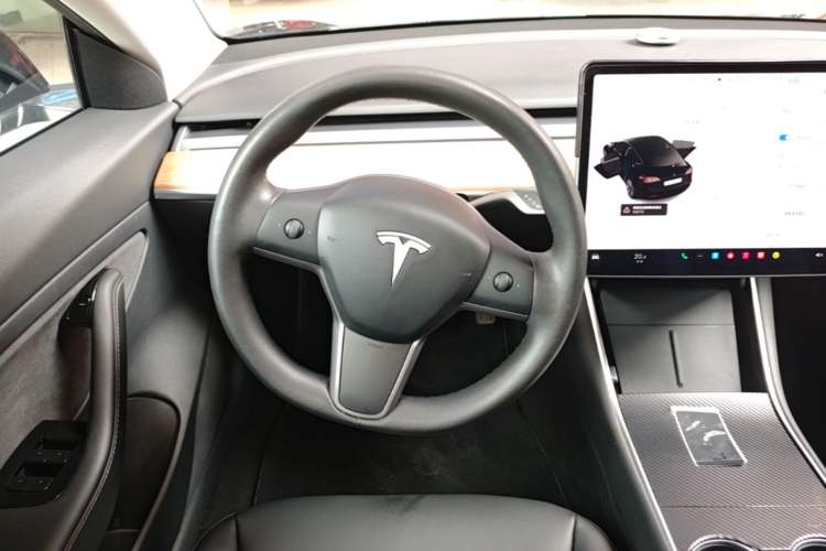 Used Tesla Model 3 2020 Refreshed Version Long-Range Rear-Wheel Drive Steering Wheel