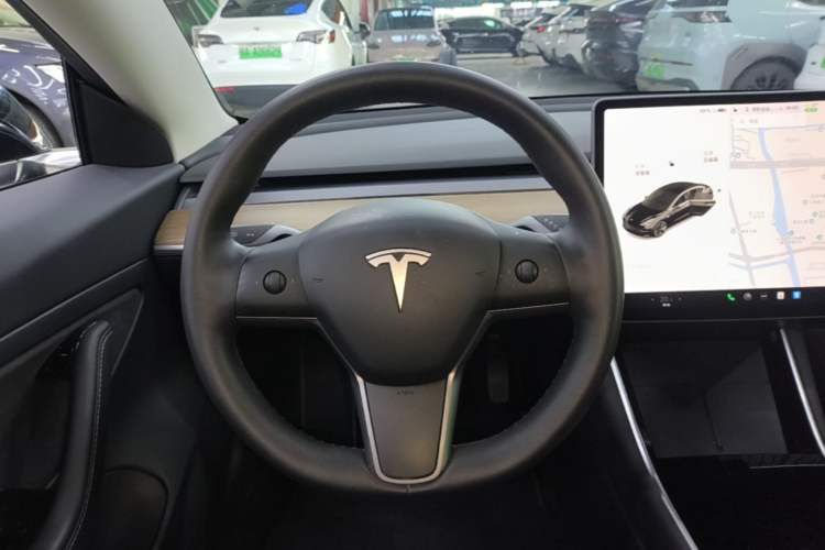 Used Tesla Model 3 2020 Refreshed Version Long-Range Rear-Wheel Drive Steering Wheel