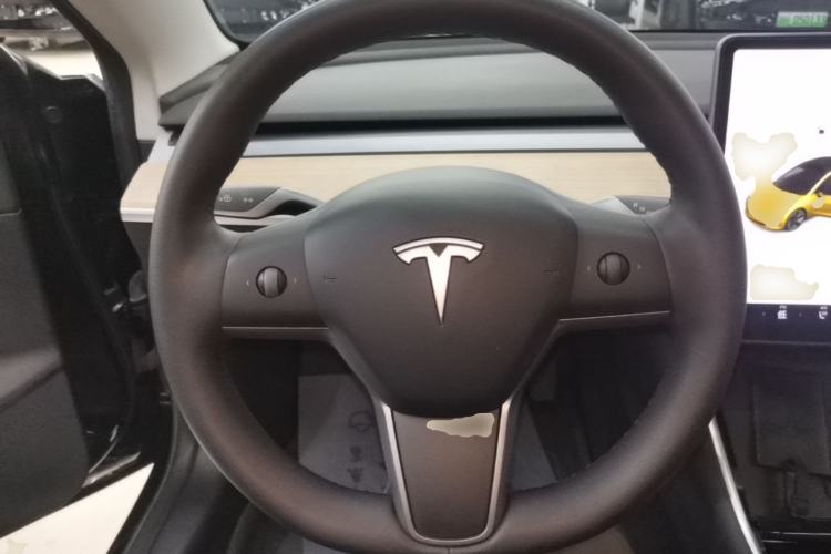Used Tesla Model 3 2020 Long-Range Rear-Wheel-Drive Version Steering Wheel