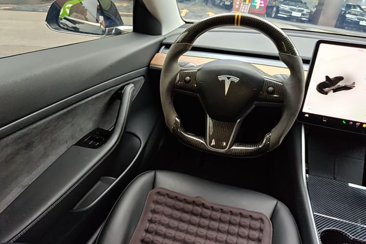 Used Tesla Model 3 2020 Long-Range Rear-Wheel-Drive Version Steering Wheel
