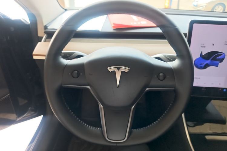 Used Tesla Model 3 2020 Long-Range Rear-Wheel-Drive Version Steering Wheel