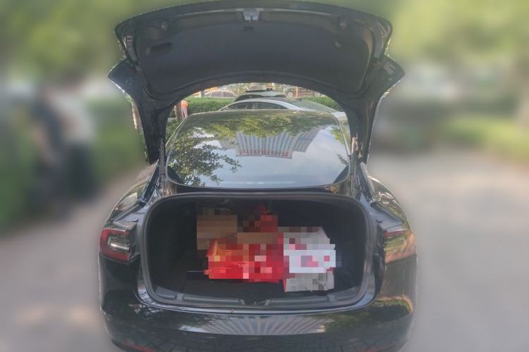 Used Tesla Model 3 2020 Long-Range Rear-Wheel-Drive Version Trunk
