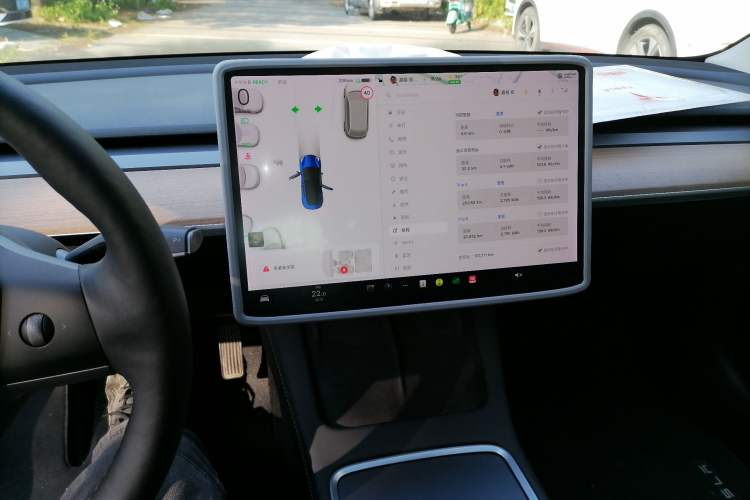 Used Tesla Model 3 2020 Revised Version Standard Range Rear-Wheel Drive – Upgraded Edition Audio And AC Panel