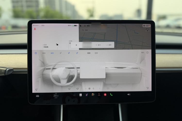 Used Tesla Model 3 2020 Standard Range Rear-Wheel Drive Upgraded Version Audio And AC Panel