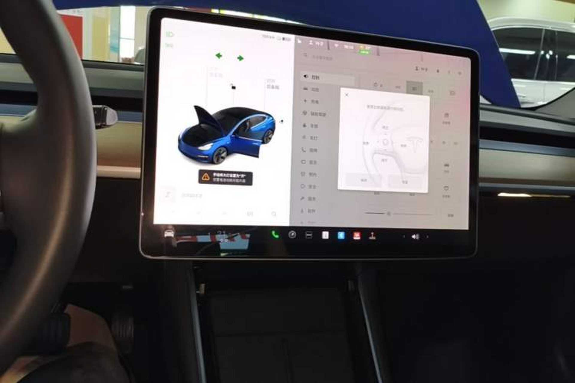 Used Tesla Model 3 2020 Standard Range Rear-Wheel Drive Upgraded Version Audio And AC Panel