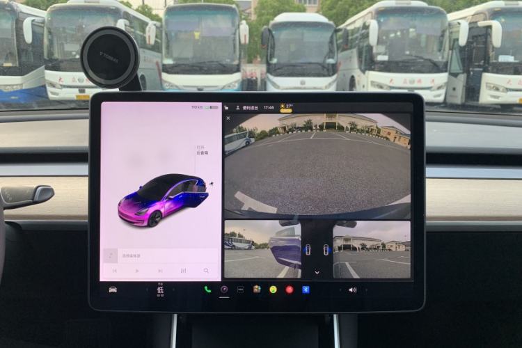Used Tesla Model 3 2020 Standard Range Rear-Wheel Drive Upgraded Version Audio And AC Panel