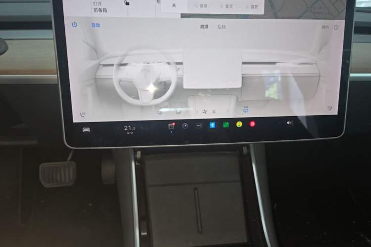Used Tesla Model 3 2020 Refreshed Version Long-Range Rear-Wheel Drive Audio And AC Panel