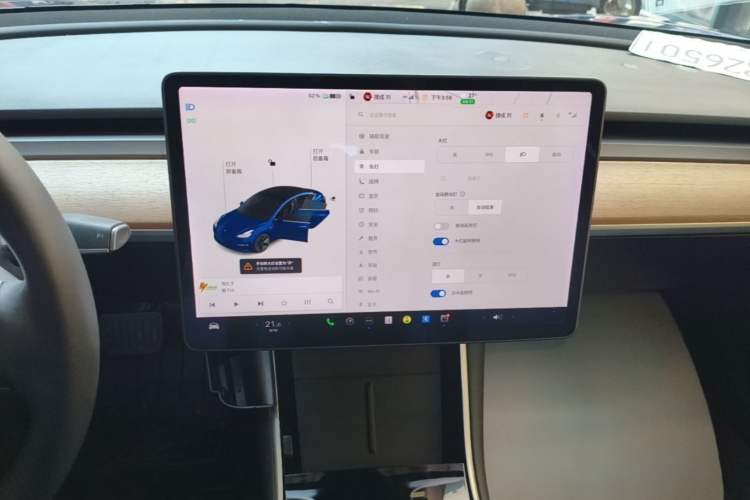Used Tesla Model 3 2020 Revised Version Standard Range Rear-Wheel Drive – Upgraded Edition Audio And AC Panel