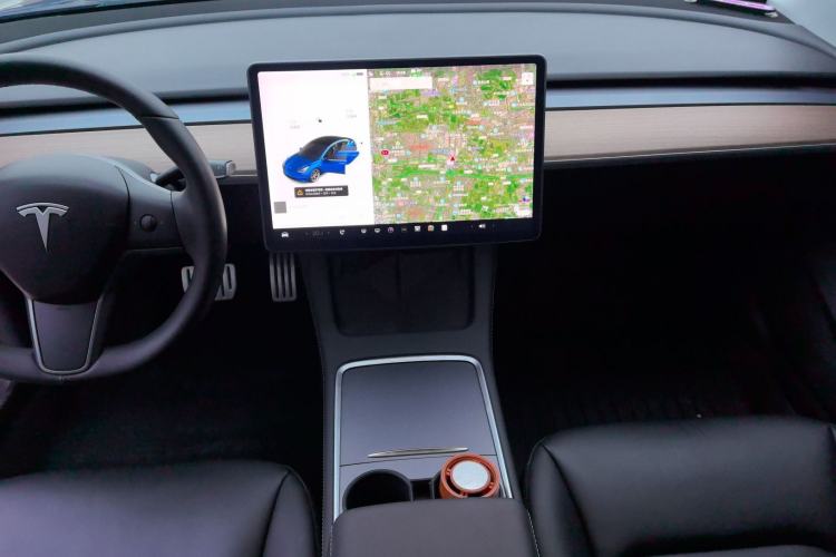 Used Tesla Model 3 2020 Standard Range Rear-Wheel Drive Upgraded Version Audio And AC Panel