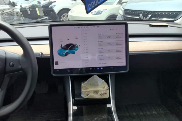 Used Tesla Model 3 2020 Revised Version Standard Range Rear-Wheel Drive – Upgraded Edition Audio And AC Panel
