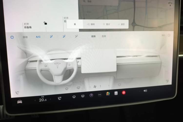 Used Tesla Model 3 2020 Standard Range Rear-Wheel Drive Upgraded Version Audio And AC Panel