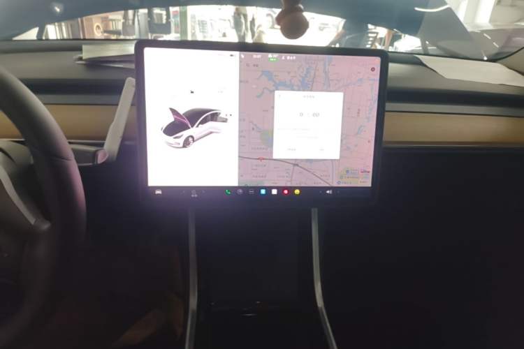 Used Tesla Model 3 2020 Standard Range Rear-Wheel Drive Upgraded Version Audio And AC Panel