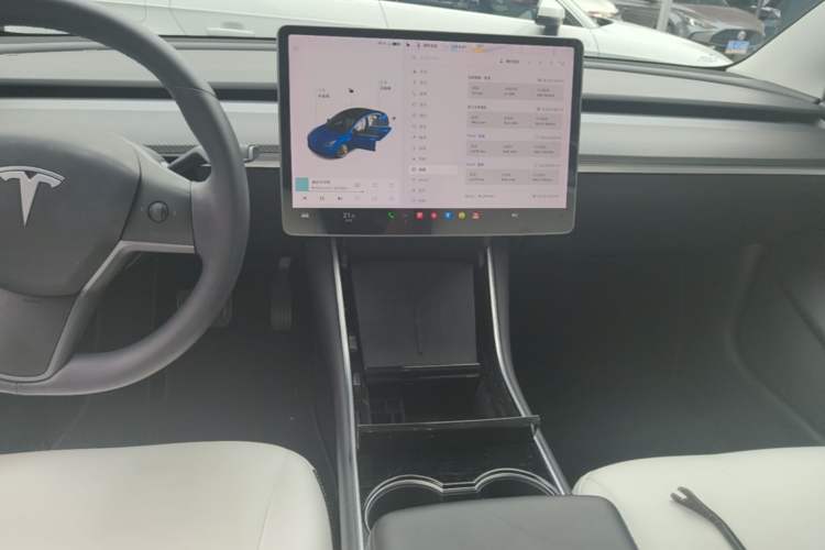 Used Tesla Model 3 2020 Refreshed Version Long-Range Rear-Wheel Drive Audio And AC Panel