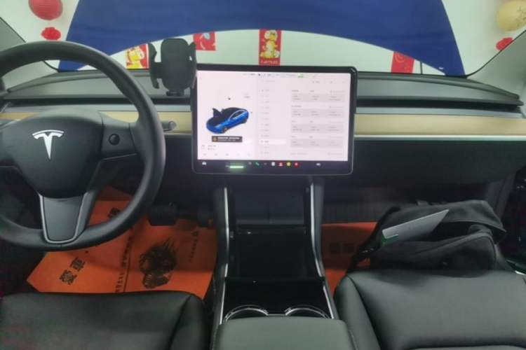 Used Tesla Model 3 2020 Refreshed Version Long-Range Rear-Wheel Drive Audio And AC Panel