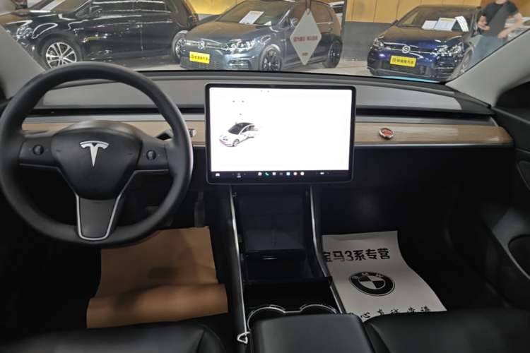 Used Tesla Model 3 2020 Refreshed Version Long-Range Rear-Wheel Drive Audio And AC Panel