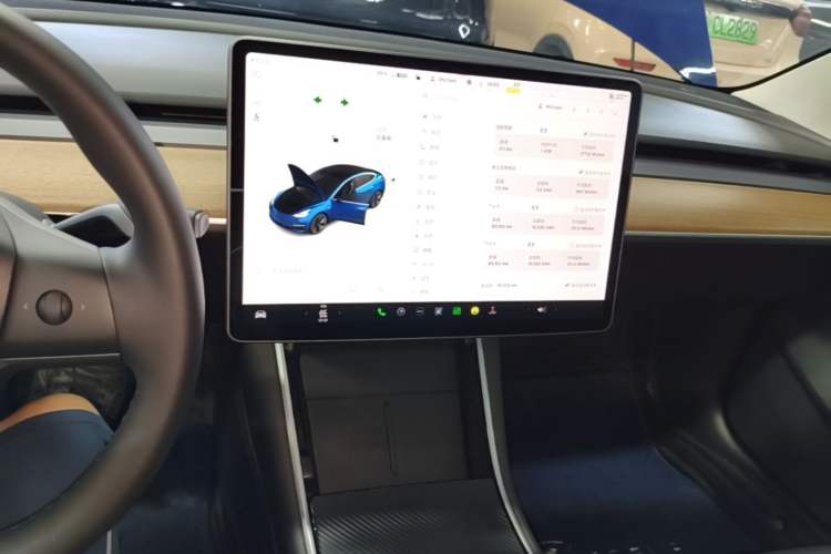 Used Tesla Model 3 2020 Revised Version Standard Range Rear-Wheel Drive – Upgraded Edition Audio And AC Panel