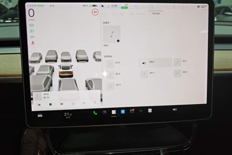 Used Tesla Model 3 2020 Revised Version Standard Range Rear-Wheel Drive – Upgraded Edition Audio And AC Panel