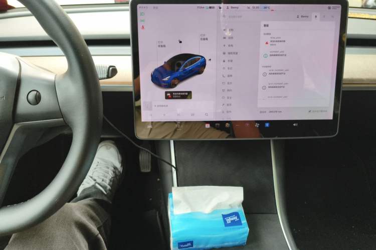 Used Tesla Model 3 2020 Refreshed Version Long-Range Rear-Wheel Drive Audio And AC Panel