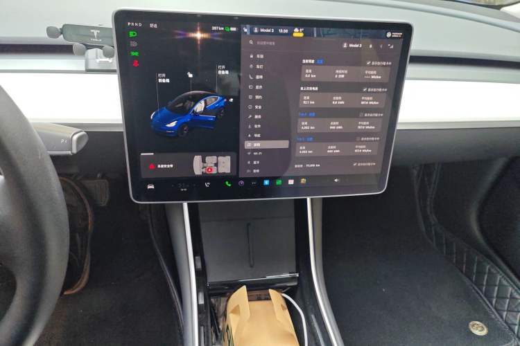 Used Tesla Model 3 2020 Revised Version Standard Range Rear-Wheel Drive – Upgraded Edition Audio And AC Panel