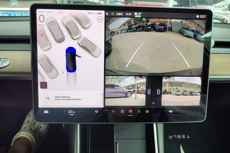 Used Tesla Model 3 2020 Standard Range Rear-Wheel Drive Upgraded Version Audio And AC Panel