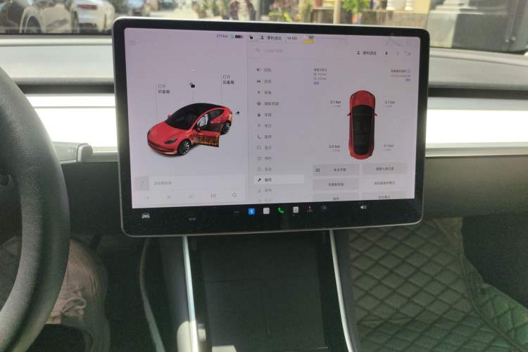 Used Tesla Model 3 2020 Revised Version Standard Range Rear-Wheel Drive – Upgraded Edition Audio And AC Panel