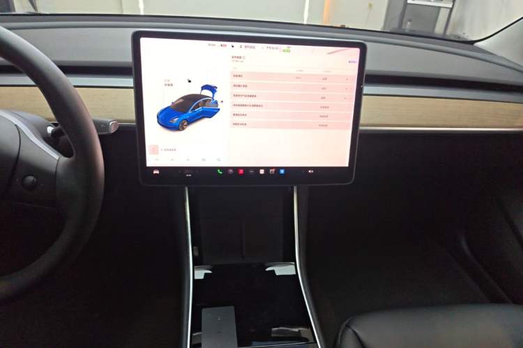 Used Tesla Model 3 2020 Standard Range Rear-Wheel Drive Upgraded Version Audio And AC Panel