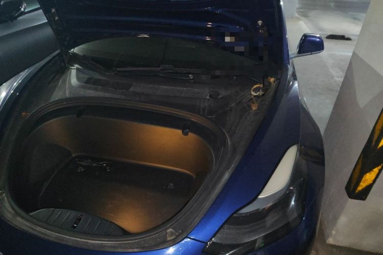 Used Tesla Model 3 2020 Long-Range Rear-Wheel-Drive Version Engine Bay Left