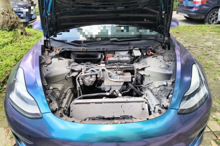 Used Tesla Model 3 2020 Refreshed Version Long-Range Rear-Wheel Drive Engine Bay