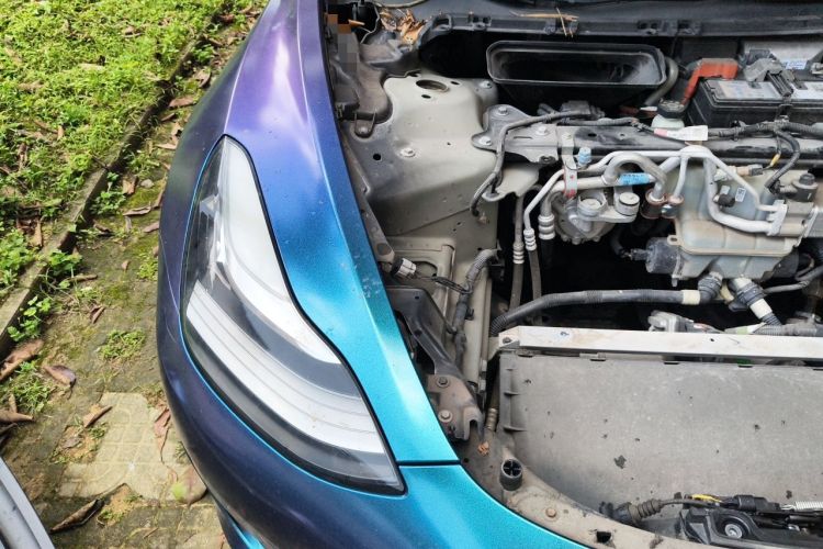 Used Tesla Model 3 2020 Refreshed Version Long-Range Rear-Wheel Drive Engine Bay Right