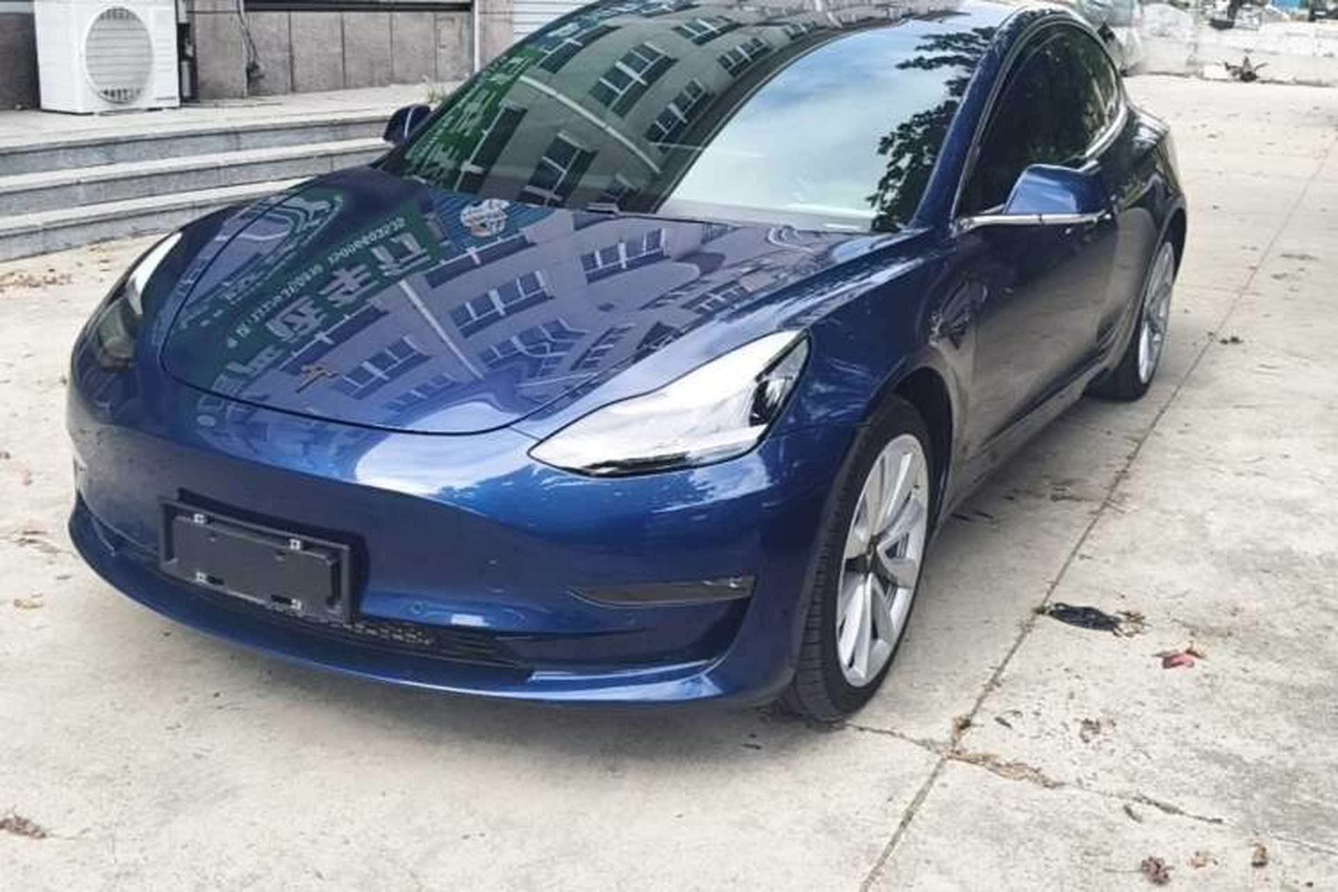 Used Tesla Model 3 2020 Refreshed Version Long-Range Rear-Wheel Drive Front Left 45 Deg