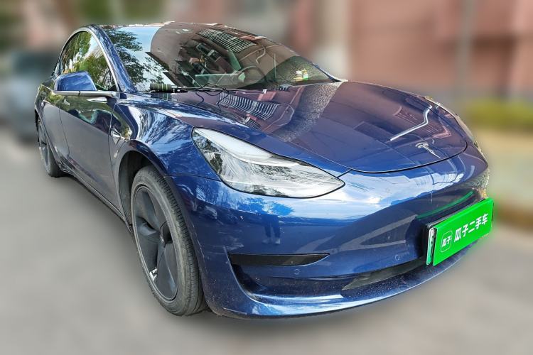 Used Tesla Model 3 2020 Standard Range Rear-Wheel Drive Upgraded Version Front Right 45 Deg