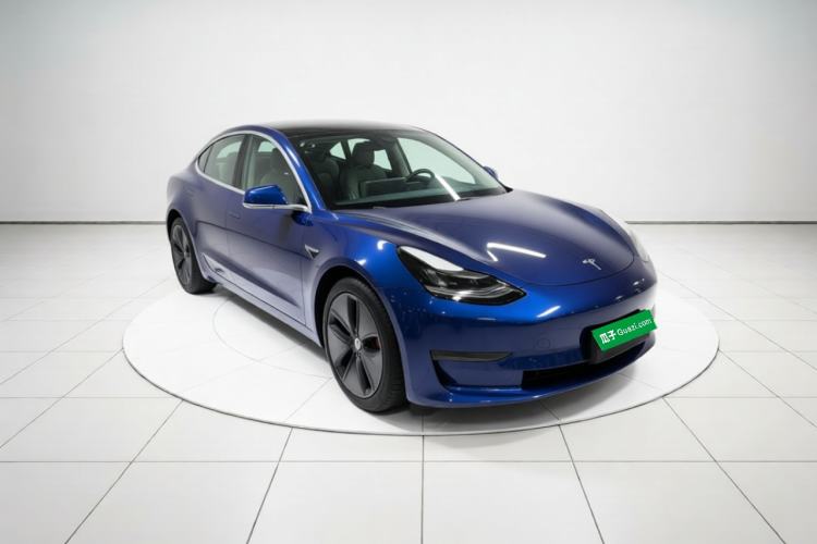 Used Tesla Model 3 2020 Refreshed Version Long-Range Rear-Wheel Drive Front Right 45 Deg