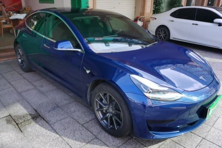 Used Tesla Model 3 2020 Standard Range Rear-Wheel Drive Upgraded Version Front Right 45 Deg