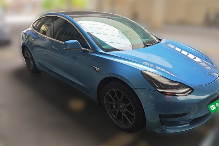 Used Tesla Model 3 2020 Standard Range Rear-Wheel Drive Upgraded Version Front Right 45 Deg