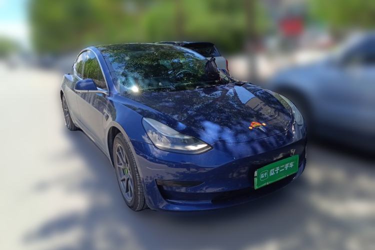 Used Tesla Model 3 2020 Standard Range Rear-Wheel Drive Upgraded Version Front Right 45 Deg