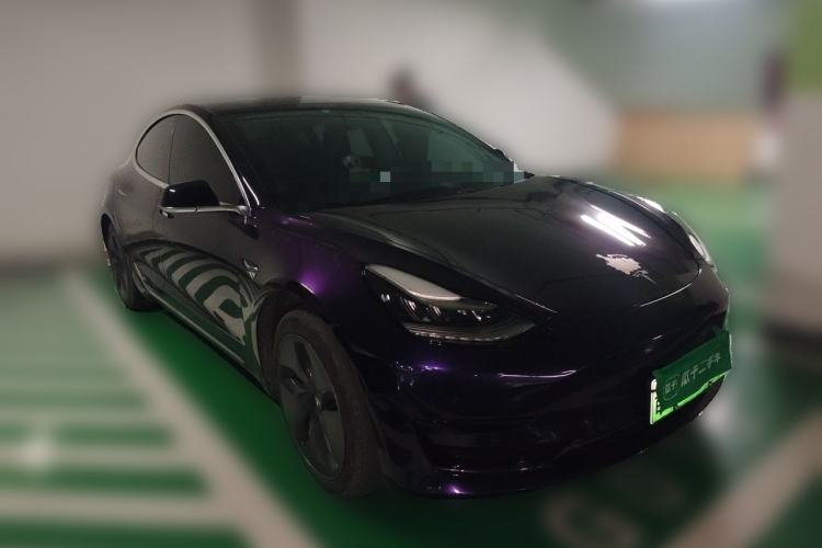 Used Tesla Model 3 2020 Standard Range Rear-Wheel Drive Upgraded Version Front Right 45 Deg
